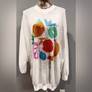 Colorful Graphic Women's Sweater